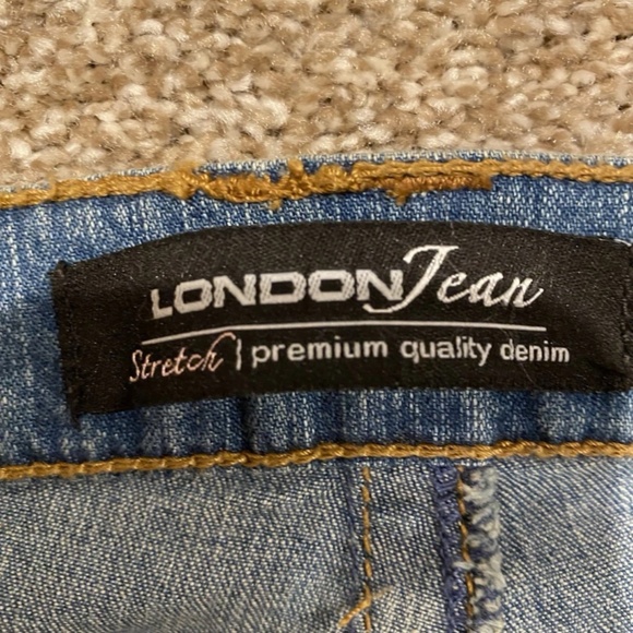 Victoria’s Secret London Jeans Flare Denim Women’s Sz 2 short Y2K Vintage NEW - Picture 8 of 10